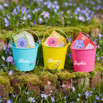 Personalised Grow Your Own Birth Flower Bucket Gift, 2 of 4