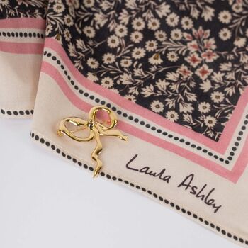 Gold Plated Ribbon Bow Brooch, 4 of 4