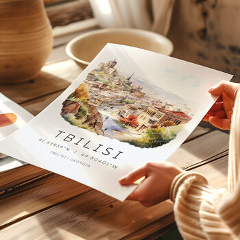 Tbilisi Georgia Travel Print, 3 of 7