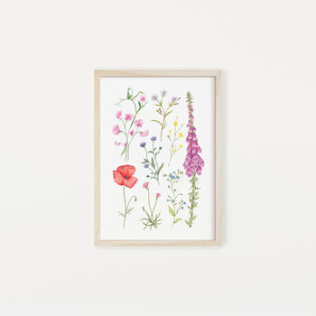 Cottage Flowers Print, 2 of 2