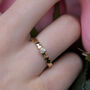 Pebble Solid Gold Diamond Engagement Ring, thumbnail 5 of 10