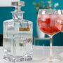 Personalised Glass Gin Decanter, thumbnail 1 of 5