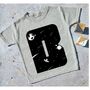 Personalised Initial Space Theme T Shirt, thumbnail 3 of 4