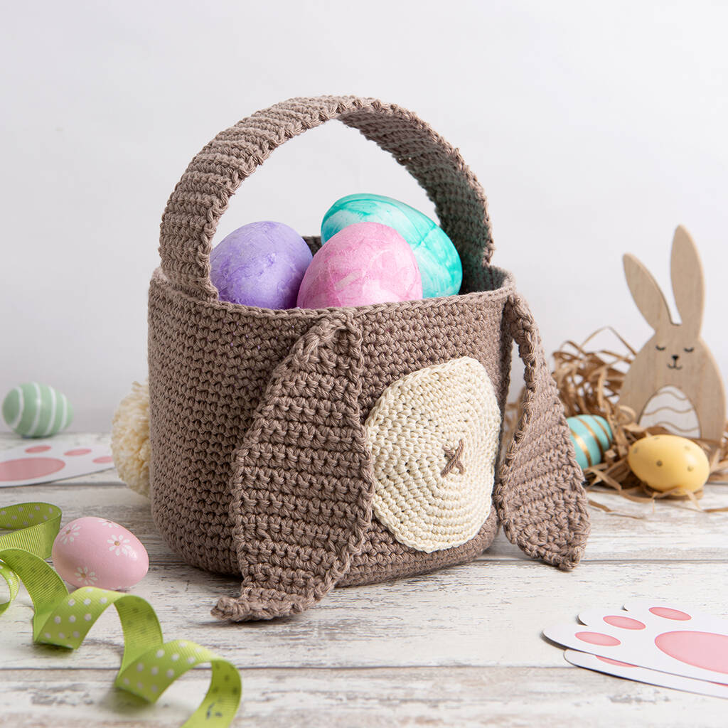 Easter Bunny Bag Crochet Kit, 1 of 8