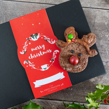 Luxury Rudolph Biscuits Gift Box, 9 of 9