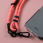 Pink Yellow Adjustable Phone Strap Universal Crossbody Rope Lanyard, thumbnail 2 of 3