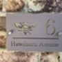 Personalised Bee House Acrylic Number Sign, thumbnail 1 of 4