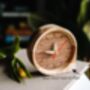 Personalised Modern Crafted Wooden Table Clock, thumbnail 2 of 5