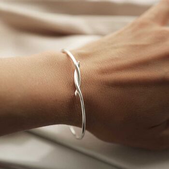 Sterling Silver Twisted Cuff, 2 of 9