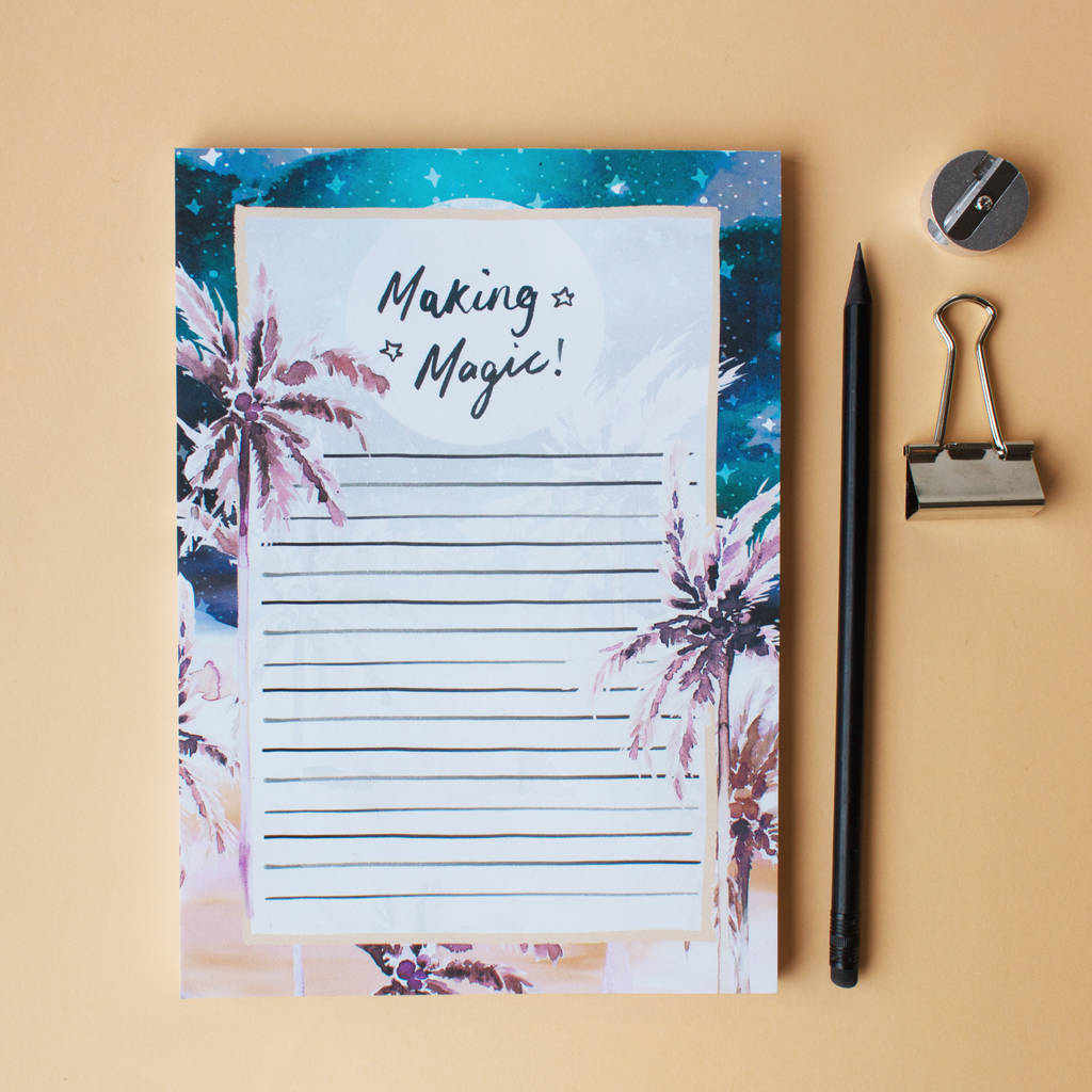 a5 making magic notepad by nikki strange