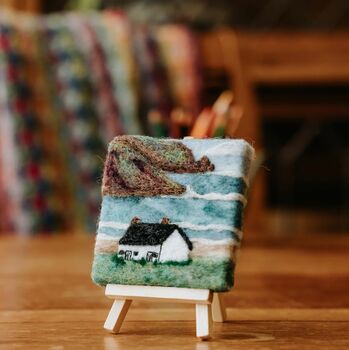 Seashore Bothy Cottage Needle Felting Kit, 2 of 3