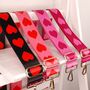 Hearts Bag Strap | Crossbody Replacement Bag Strap, thumbnail 1 of 10