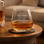 Personalised Engraved Message Whisky Glass, thumbnail 2 of 5