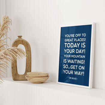 Personalised Typography Quote Print, 6 of 9
