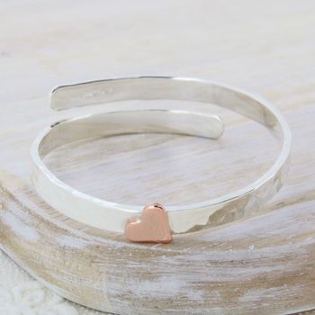 Baby's First Christmas Gold Heart Bangle, 7 of 10