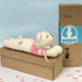 Personalised Polar Bear Bed Teddy, thumbnail 2 of 9