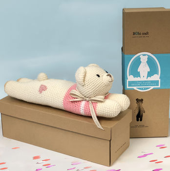 Personalised Polar Bear Bed Teddy, 2 of 9