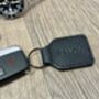 Personalised Leather Keyring, Black, thumbnail 1 of 7