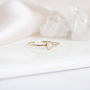 Caspian Ring // Opal And Gold Stacking Ring, thumbnail 3 of 7