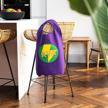 Superhero Cape In Felt, Personalised With Full Name, 7 of 11