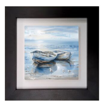 Morning Serenity Framed Ceramic Art Tile, 2 of 10