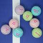 Fun Pastel Message Tennis Balls Brand New, thumbnail 8 of 8