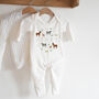 Personalised Farm Animals Baby Outfit, thumbnail 3 of 5