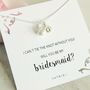 Tie The Knot Bridesmaid Necklace, thumbnail 5 of 8