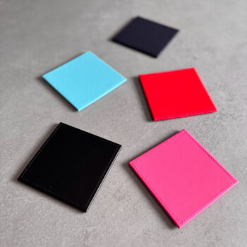 Personalised Leather Coasters – Anniversary Gift For Couples, 9 of 12