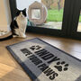Personalised ‘Wipe Your Paws’ Internal Pet Doormat, thumbnail 1 of 4