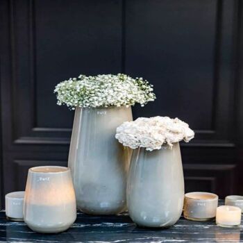 Flowervase Beige Colour By Dut Z, 5 of 6