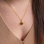 Peridot Crystal Star Necklace, thumbnail 5 of 11