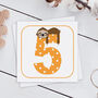 Children's Wobbly Eyed Birthday Age Cards, thumbnail 5 of 12