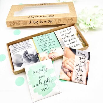 Baby Dedication Tea Gift | New Mum Scripture Tea Gift, 2 of 12