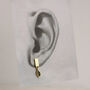 Olive Green Peridot Earrings, thumbnail 5 of 5