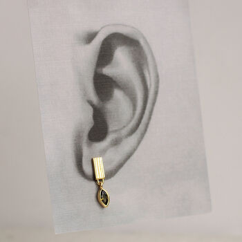 Olive Green Peridot Earrings, 5 of 5