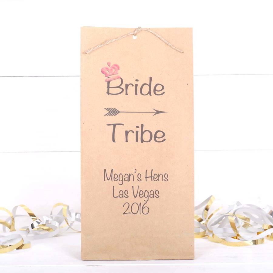 bride tribe hen party bags