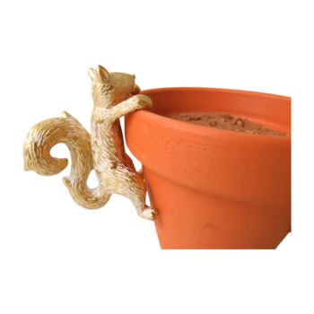 Golden Squirrel Pot Hanger, 2 of 2