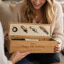 Personalised Milestone Birthday Wine Bottle Gift Set, thumbnail 3 of 12