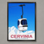 Cervinia Ski Resort Poster, thumbnail 1 of 6