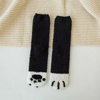 Fluffy Cat Paw Socks, 6 of 12