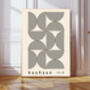 Bauhaus Mid Century Black And White Art Print, thumbnail 1 of 3