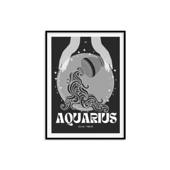 Aquarius Zodiac Print, 10 of 12
