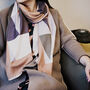 Cashmere Geometric Triangle Scarf, thumbnail 4 of 12