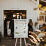 Illustrated Order Of The Day Timeline Wedding Sign Digital Or Physical, thumbnail 2 of 6
