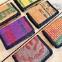 Handmade Rice Sack Wallet Fair Trade Recycled, thumbnail 4 of 12