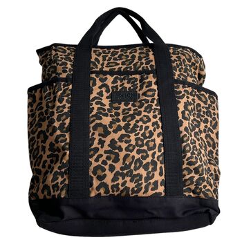 Dark Brown And Black Leopard Print Backpack, 2 of 6