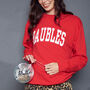 Unisex 'Baubles' Christmas Jumper Sweatshirt, thumbnail 5 of 12