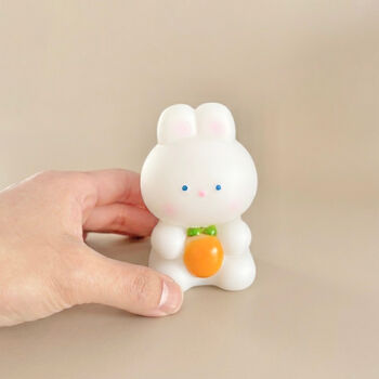 Bunny Rabbit Night Light And Nursery Lamp, 5 of 10