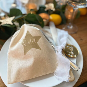 Personalised Table Setting Christmas Gift Bag, 12 of 12